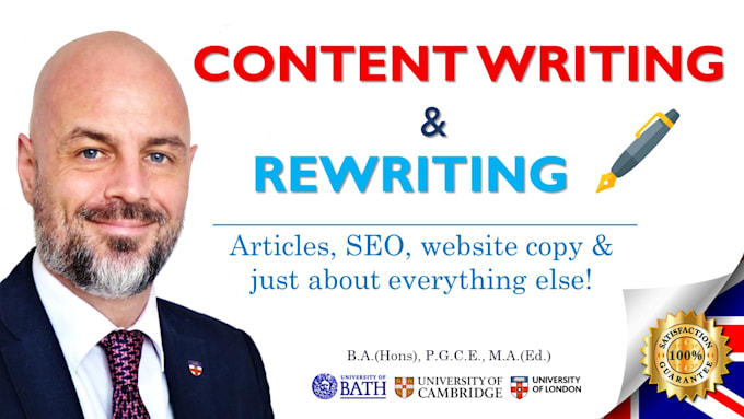 write or rewrite outstanding content