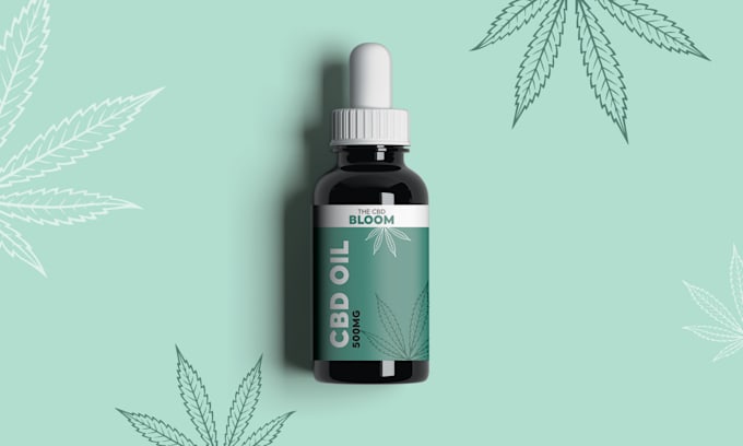 make cbd label design, bottle label and packaging