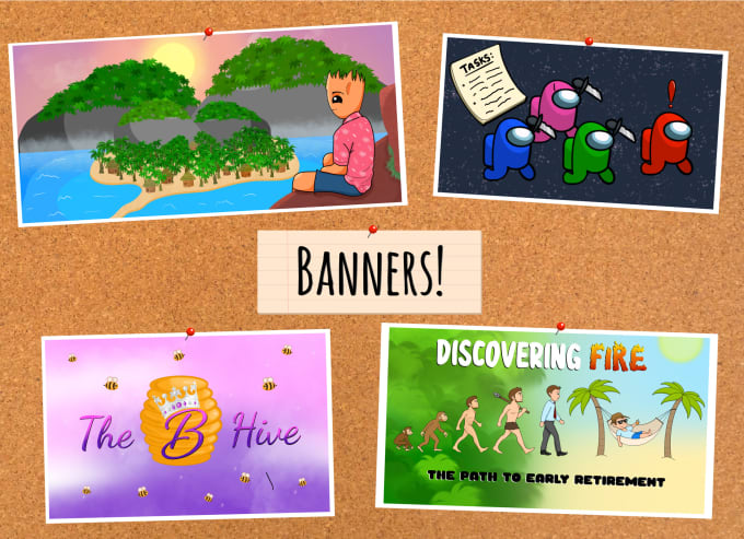 I will draw something for you, logo, banner, illustration