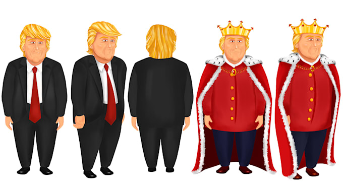 create character ref sheet for animation with expressions
