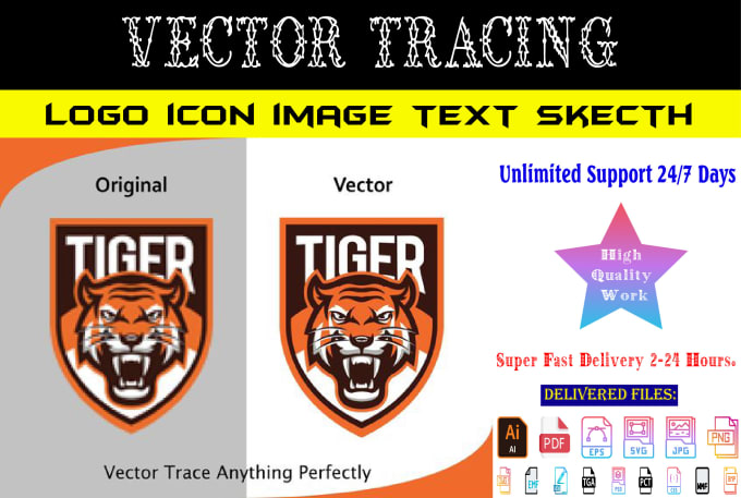 Do vectorize or redesign your logo, icon convert to vector by Masud_me