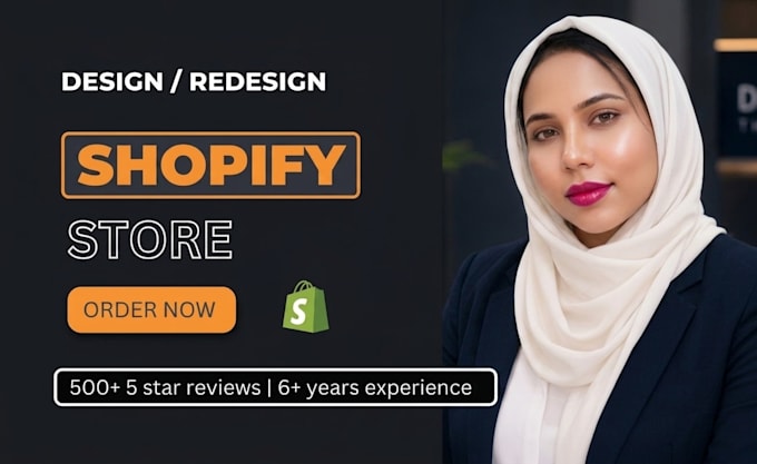 build, design or redesign a high converting shopify store website
