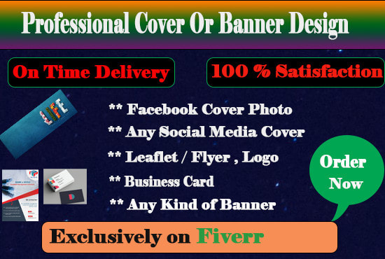 Design facebook or any banner, cover,logo,leaflet perfectly by ...
