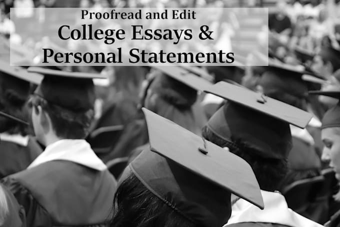 College admissions essay editing