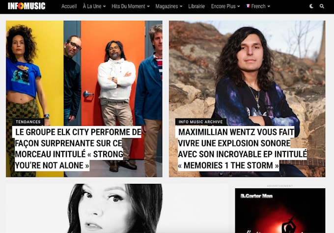whrite an article and promote your music