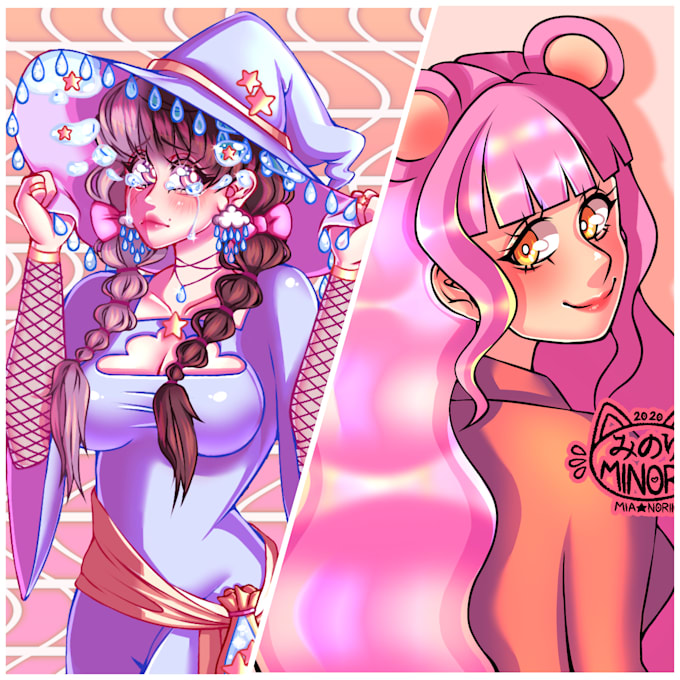 Draw You Custom Aesthetic Anime Art By Minorii