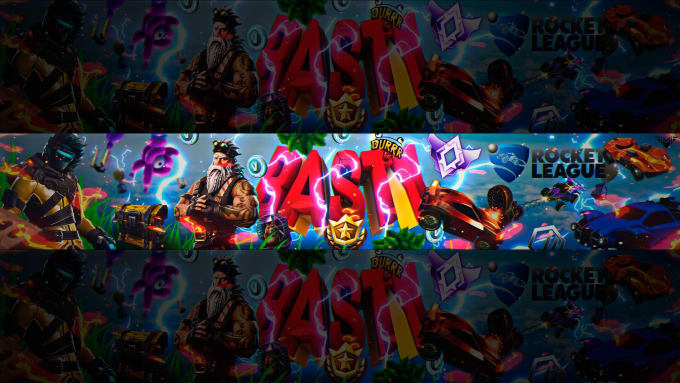 Make a 3d fortnite banner for youtube within 1 hour by Arts_by_sherry