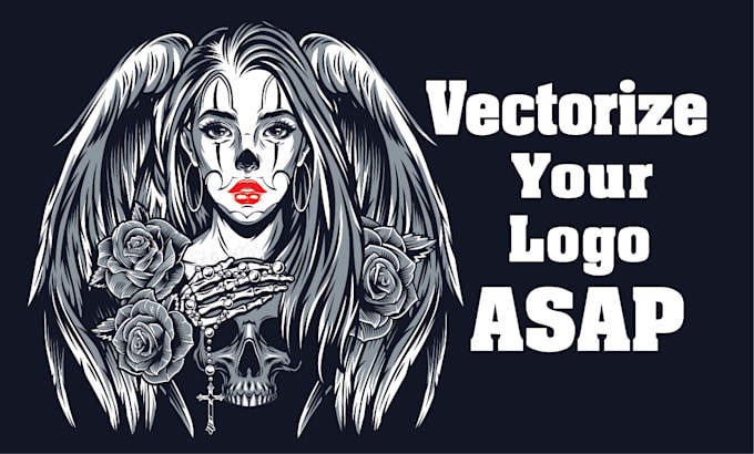 convert to vector, vector tracing, redraw logo asap