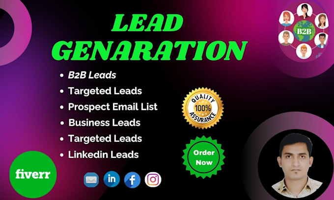 do targeted b2b leads, linkedin leads, and prospect email list building