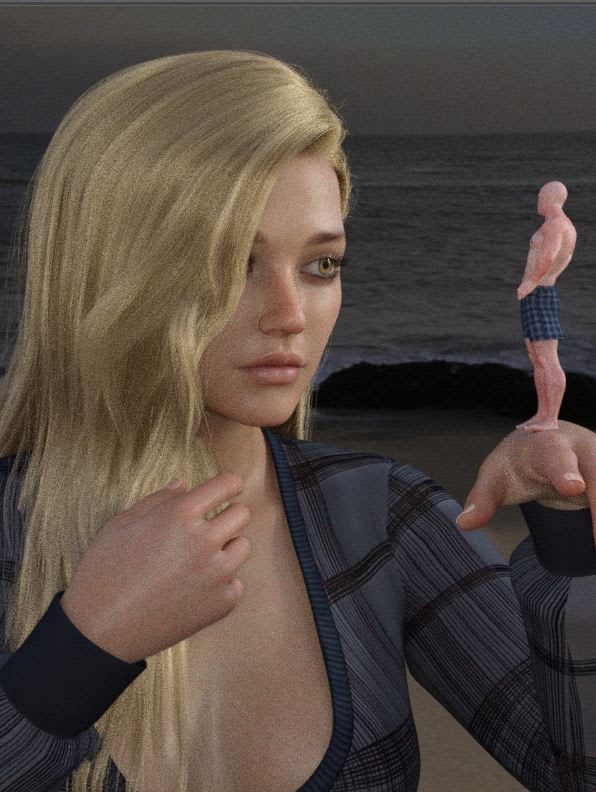 create your fantasy fetish art using 3d models