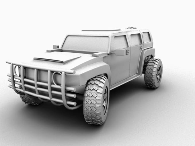 car maya 3d model