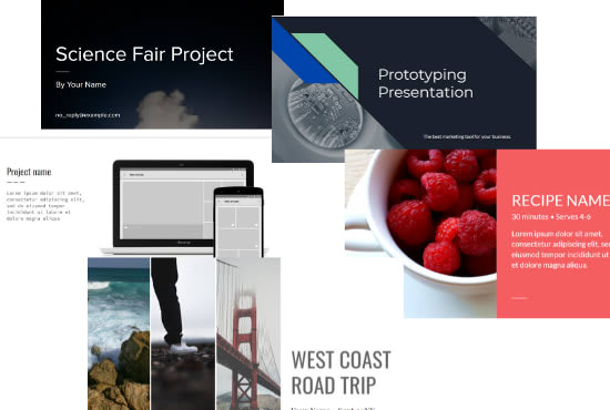 design powerpoint presentation and google slides