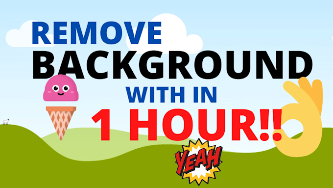 remove background from photo in one hour
