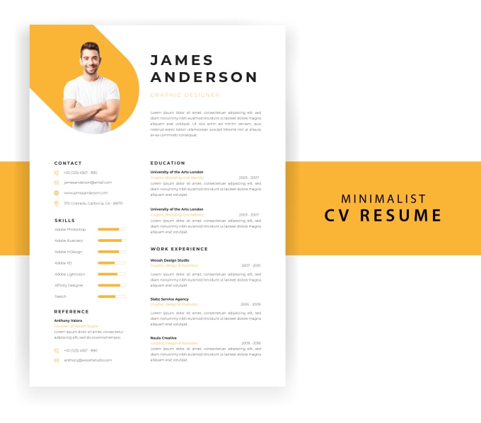 Perform professional resume design and cv design by Achrafrassem | Fiverr