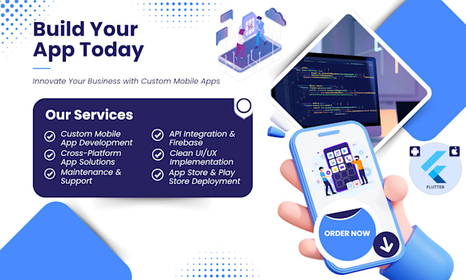 develop a mobile app or be your flutter expert for a hybrid