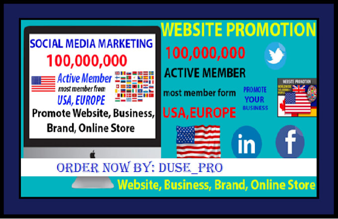Promote Advertise Your Mobile App Website Games Or Any Business Store By Duse Pro