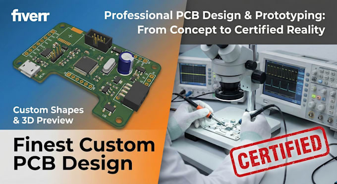 design professional electronic circuits and pcb layouts