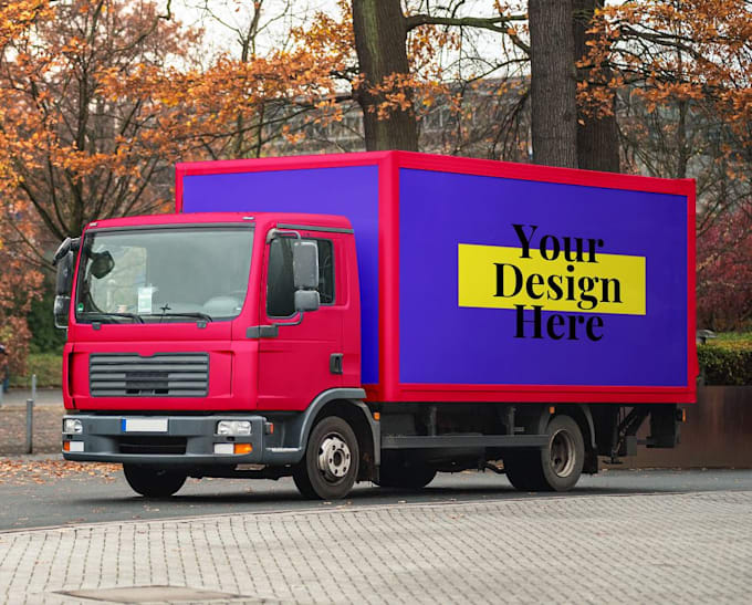 make car,van and truck mockup design for you