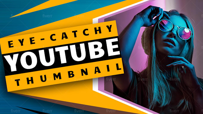 design catchy youtube thumbnail