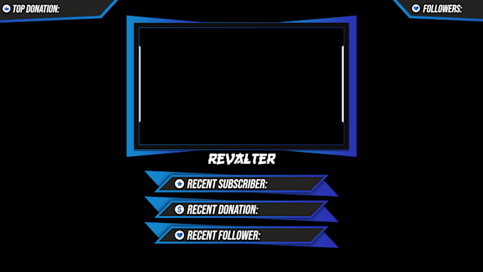 Make a twitch stream overlay and panels for you by Revalter | Fiverr