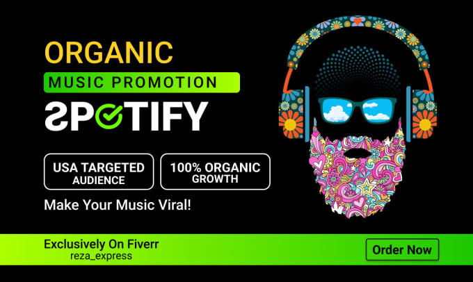 Hire a freelancer to do organic spotify music promotion