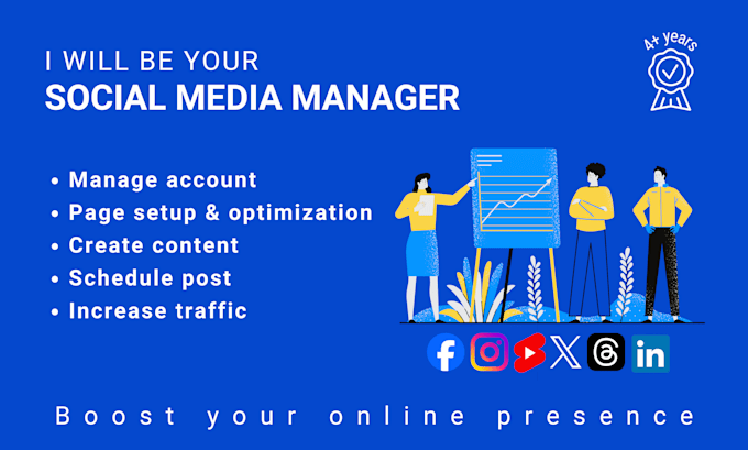 be your professional social media manager and content creator