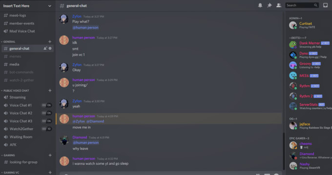 Make A Quality Discord Server For You By Zyfon Yt