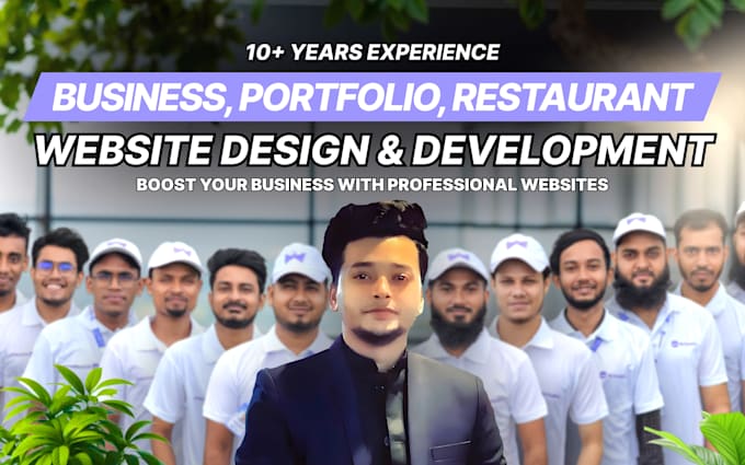 build a business, portfolio, restaurant or ecommerce website
