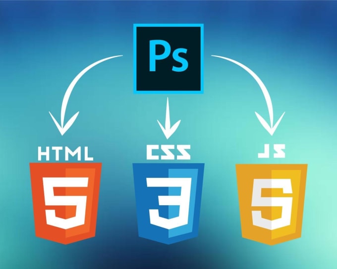Convert psd file into html file by Rajdere | Fiverr