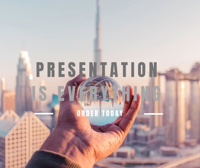 make a modern presentation