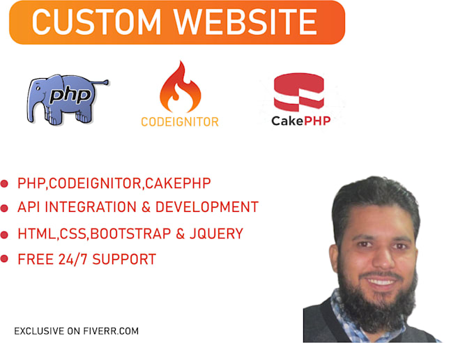 be your web app developer in PHP, codeigniter, cakephp