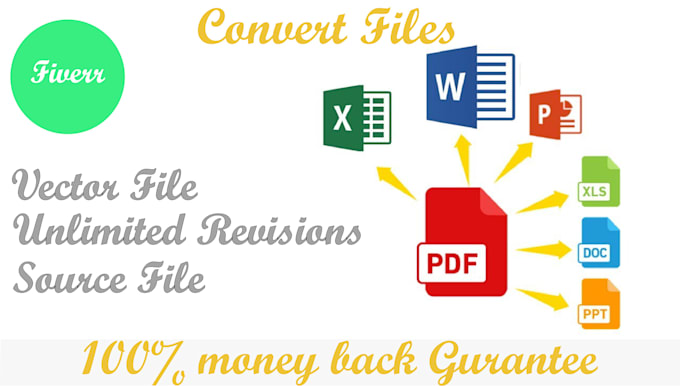 Convert any file to vector ai, psd, png in 2 hours by ...