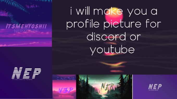 Make You A Profile Picture For Discord Or Youtube By Nepxdnep Aesthetic night server that offers cool roles/ranks and icons/pfp <3. picture for discord or youtube by nepxdnep