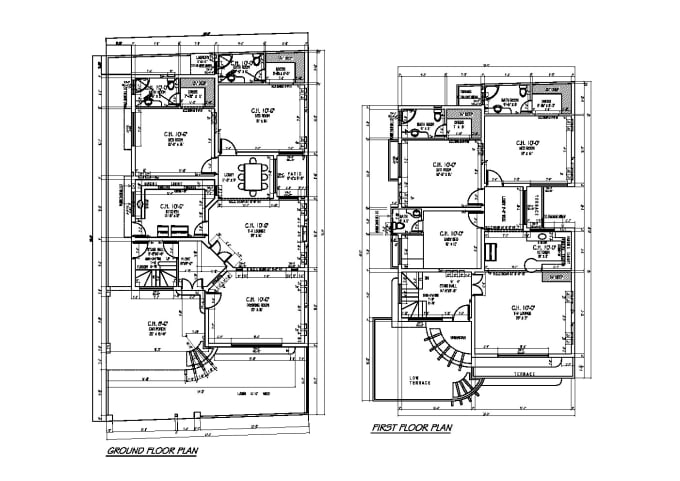 Make 2d House Floor Plan On Autocad By, Make A House Floor Plan