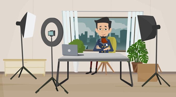 create a beautiful 2d animated explainer video