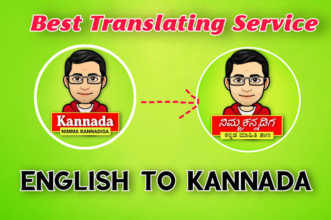 do english to kannada translation and proofreading