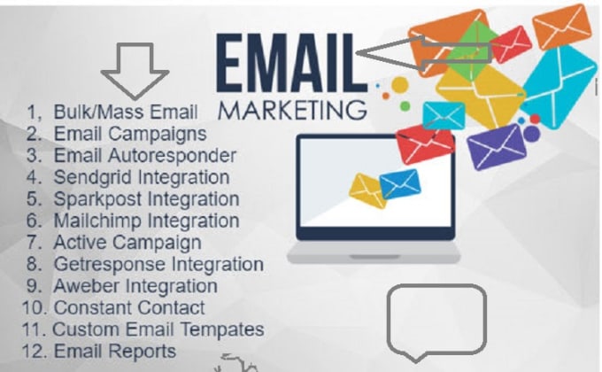 I will set up an effective email marketing email template email list email campaign, FiverrBox