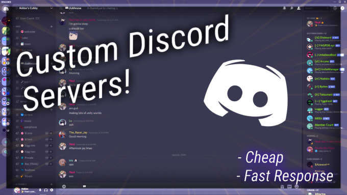 Create a discord server for you by Burntcrust