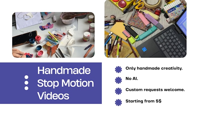 create a unique stop motion video with anything