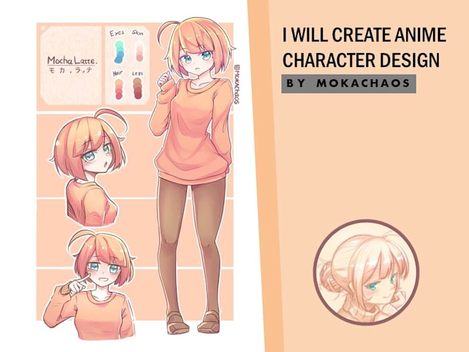 design an anime character for you