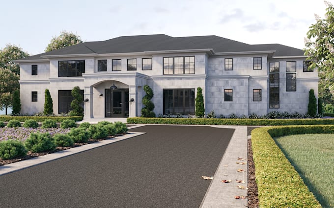 create a realistic architectural render