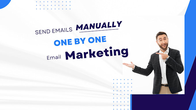 send 500 emails one by one manually for you