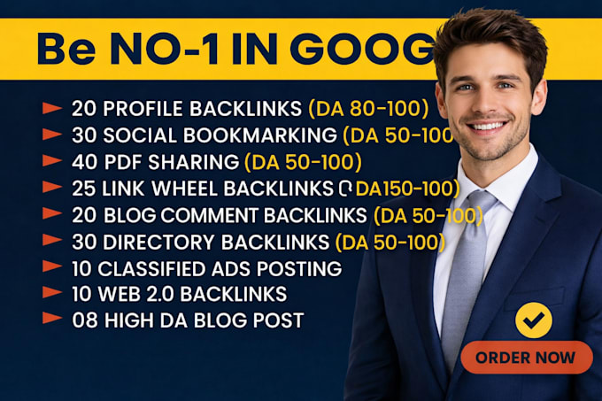 be no1 in google with high quality SEO backlink service