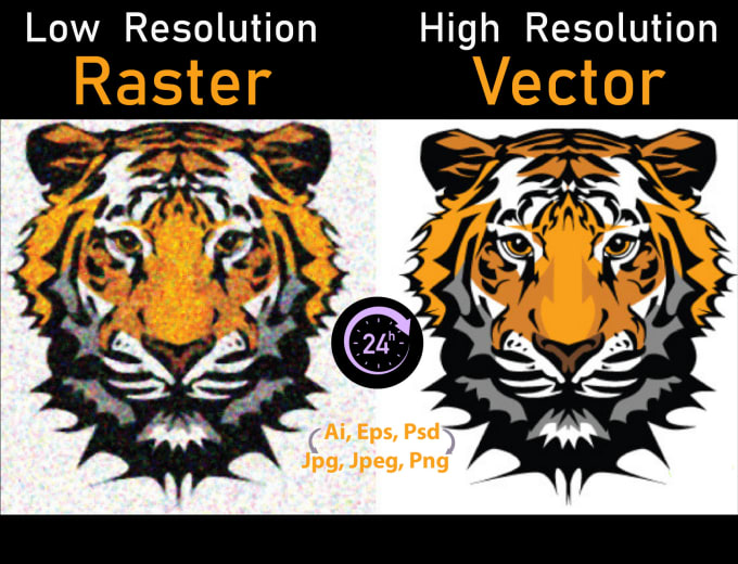 photoshop convert raster to vector