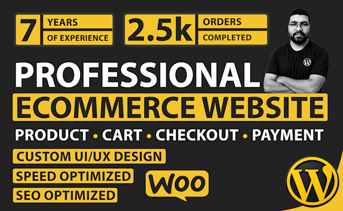 build ecommerce website online store or woocommerce website