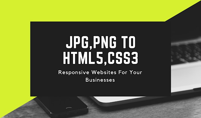 Convert png,jpg to html,css by Talharandhaw112 | Fiverr