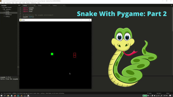 Змейка на pygame. Питон Pygame. Змейка Пайтон. Игровая программа на питоне. Игры на Python.