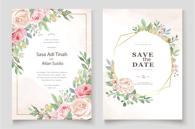 Design Wedding Invitation Card By Faisal Rahman11