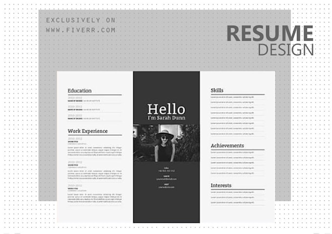 Design Simple Modern Cv Resume Within 24 Hours By Soo Raa