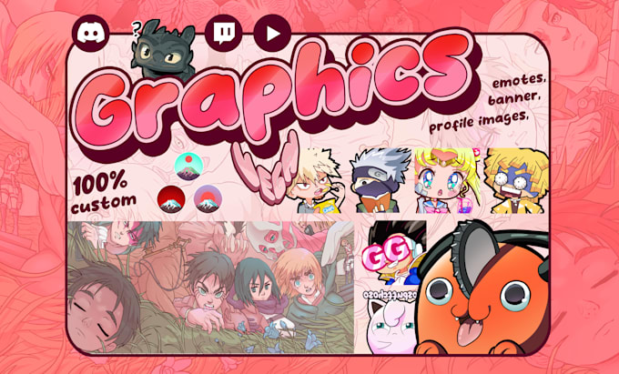 do cool graphics for your streaming channel